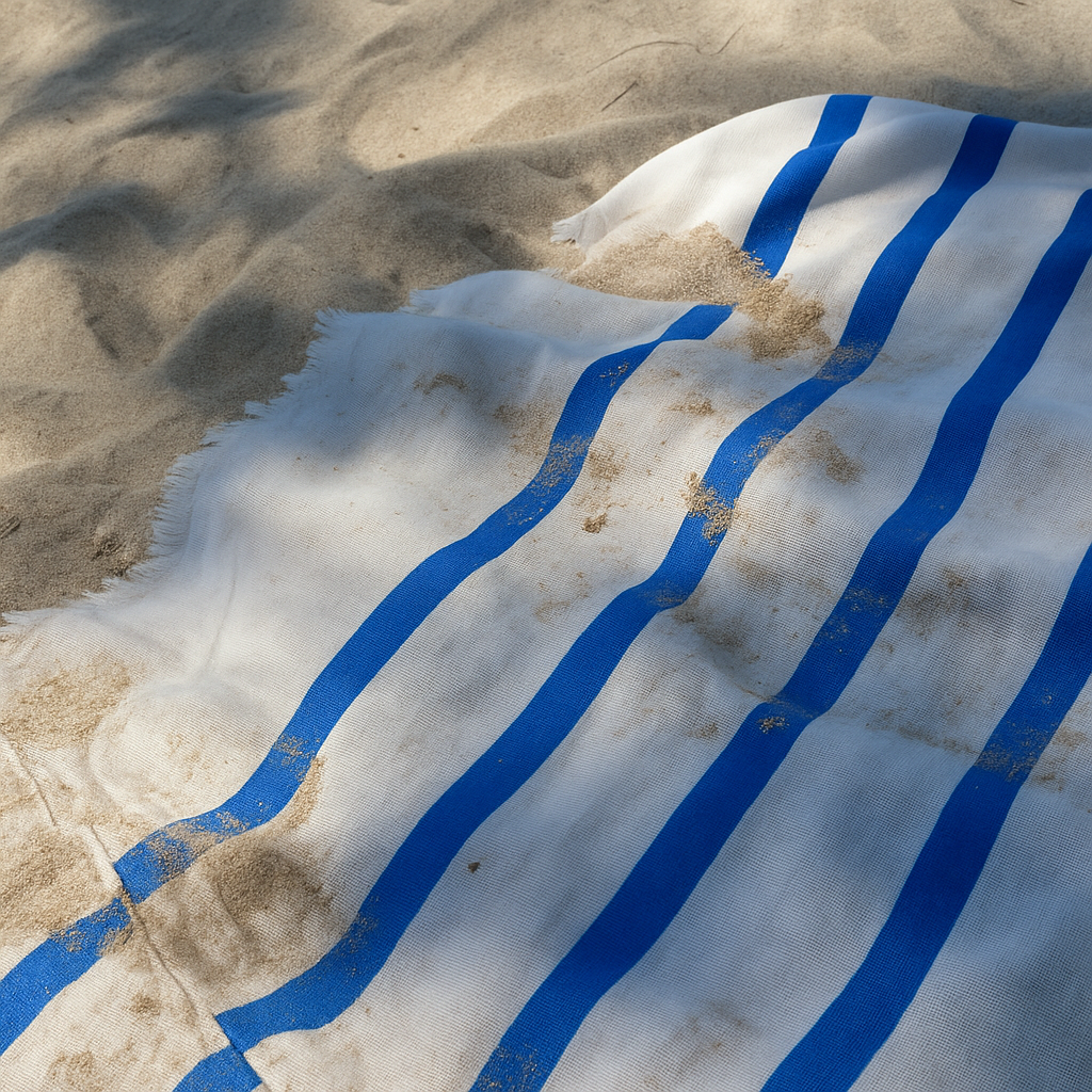 Serviette de plage Bleu royal