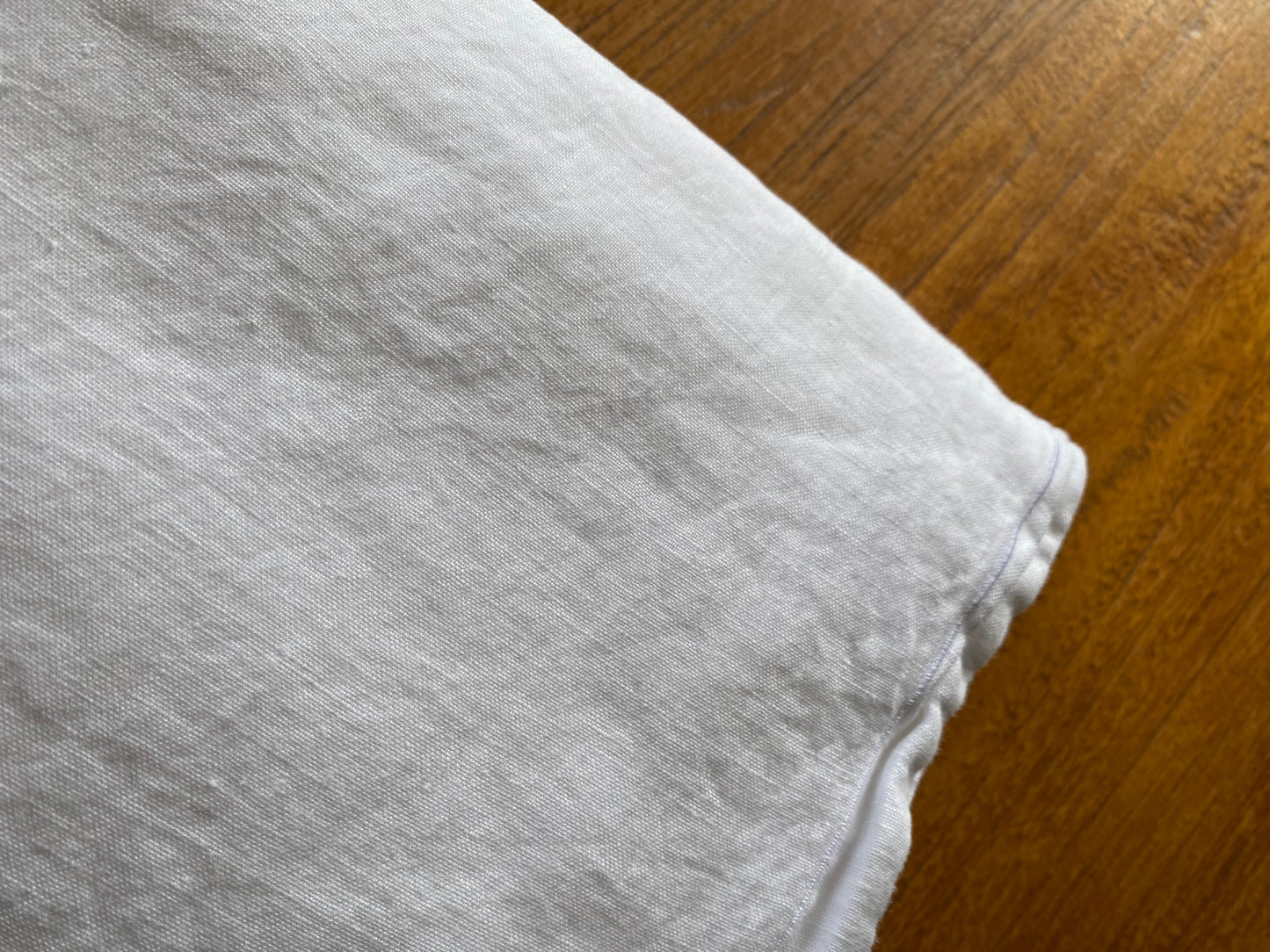 Housse de couette 220x240 lin « Blanc Polaire »