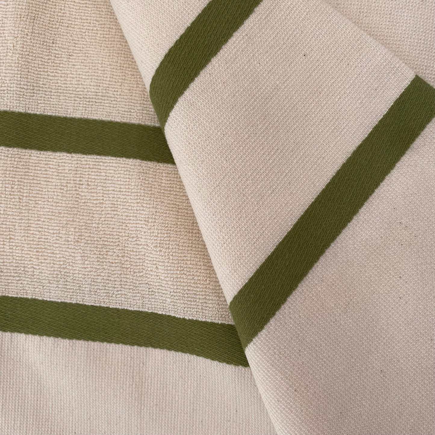 Serviette de plage Vert olive