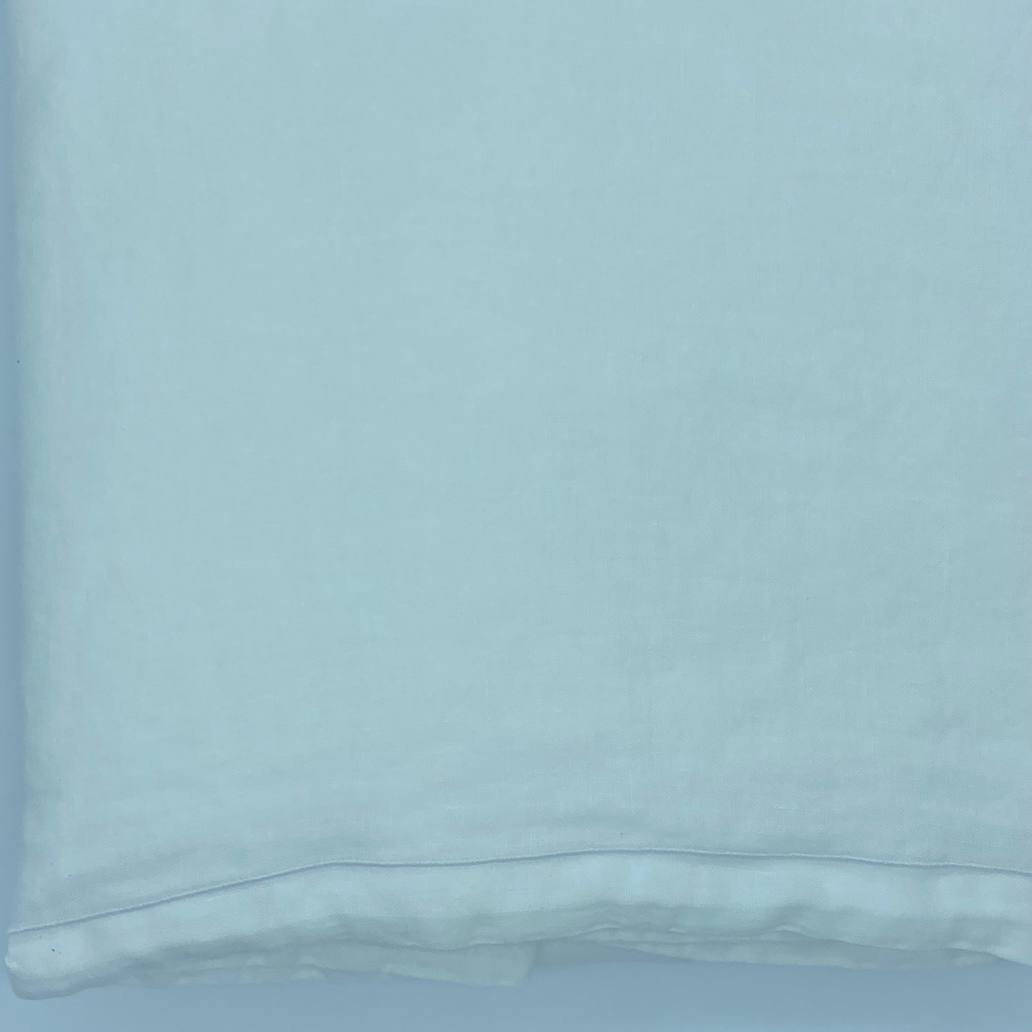 Housse de couette - 240x260cm - 100% lin lavé - Blanc polaire