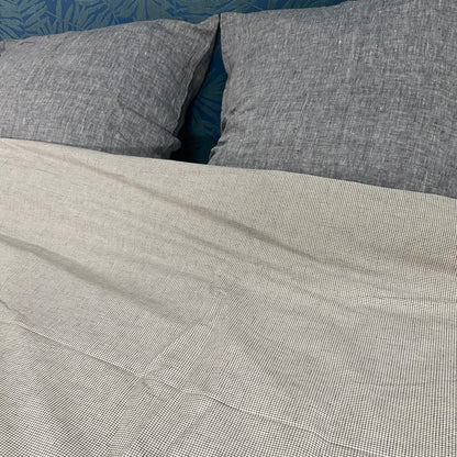 Housse de couette 220x240 - Carreaux - Percale