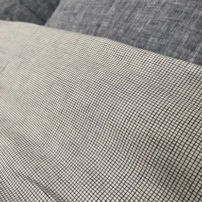 Housse de couette 220x240 - Carreaux - Percale