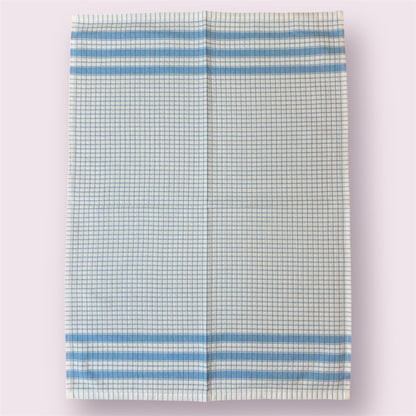 Torchon à carreaux - Bleu - Lot de 3