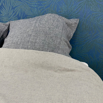 Housse de couette 220x240 - Carreaux - Percale