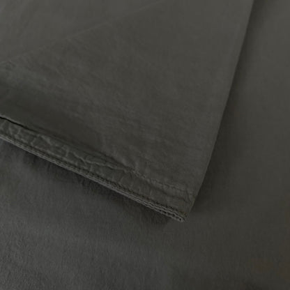 Housse de couette 220x240 - Gris Anthracite - Percale