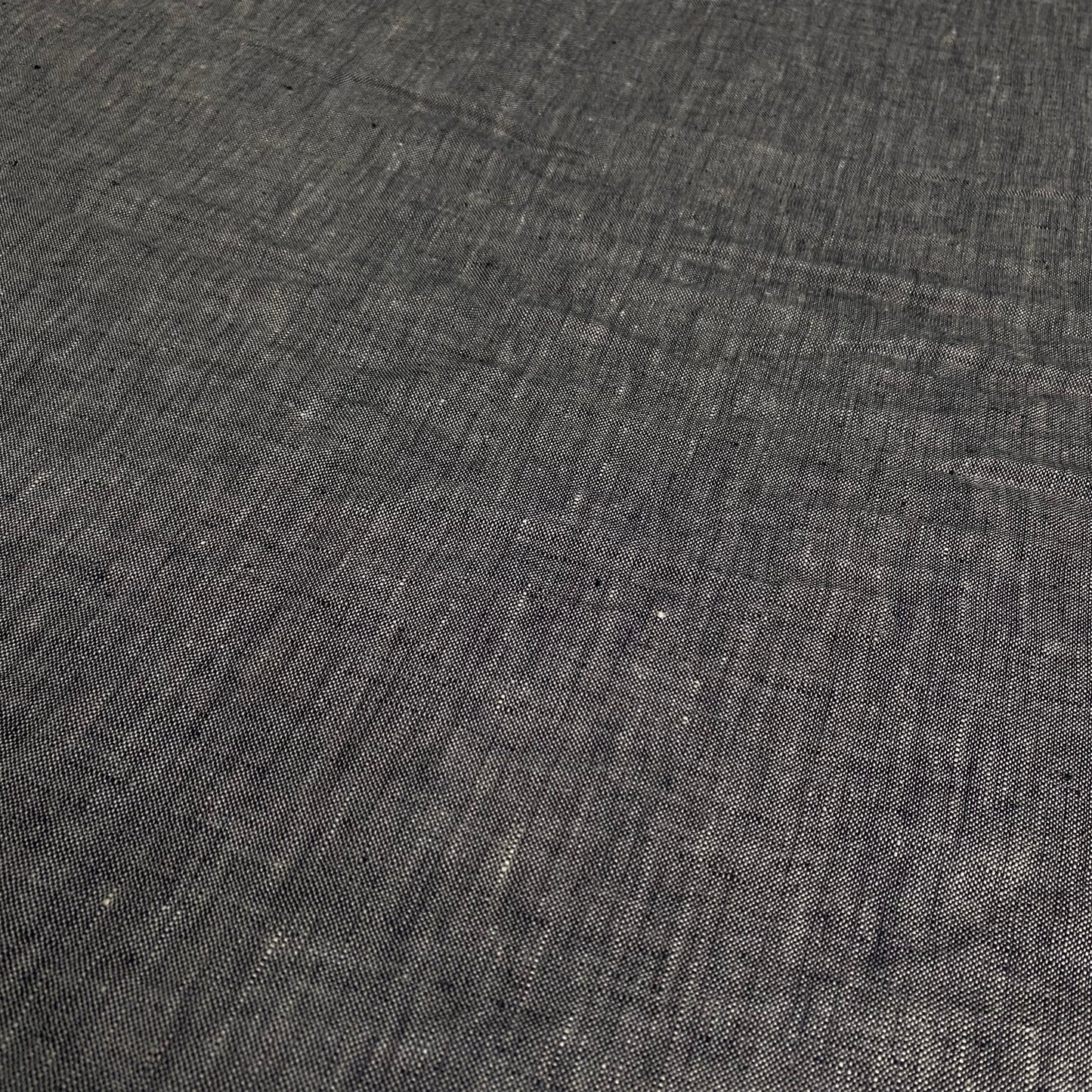 Housse de couette 220x240 + Taies carrés - Gris Chiné - Lin lavé